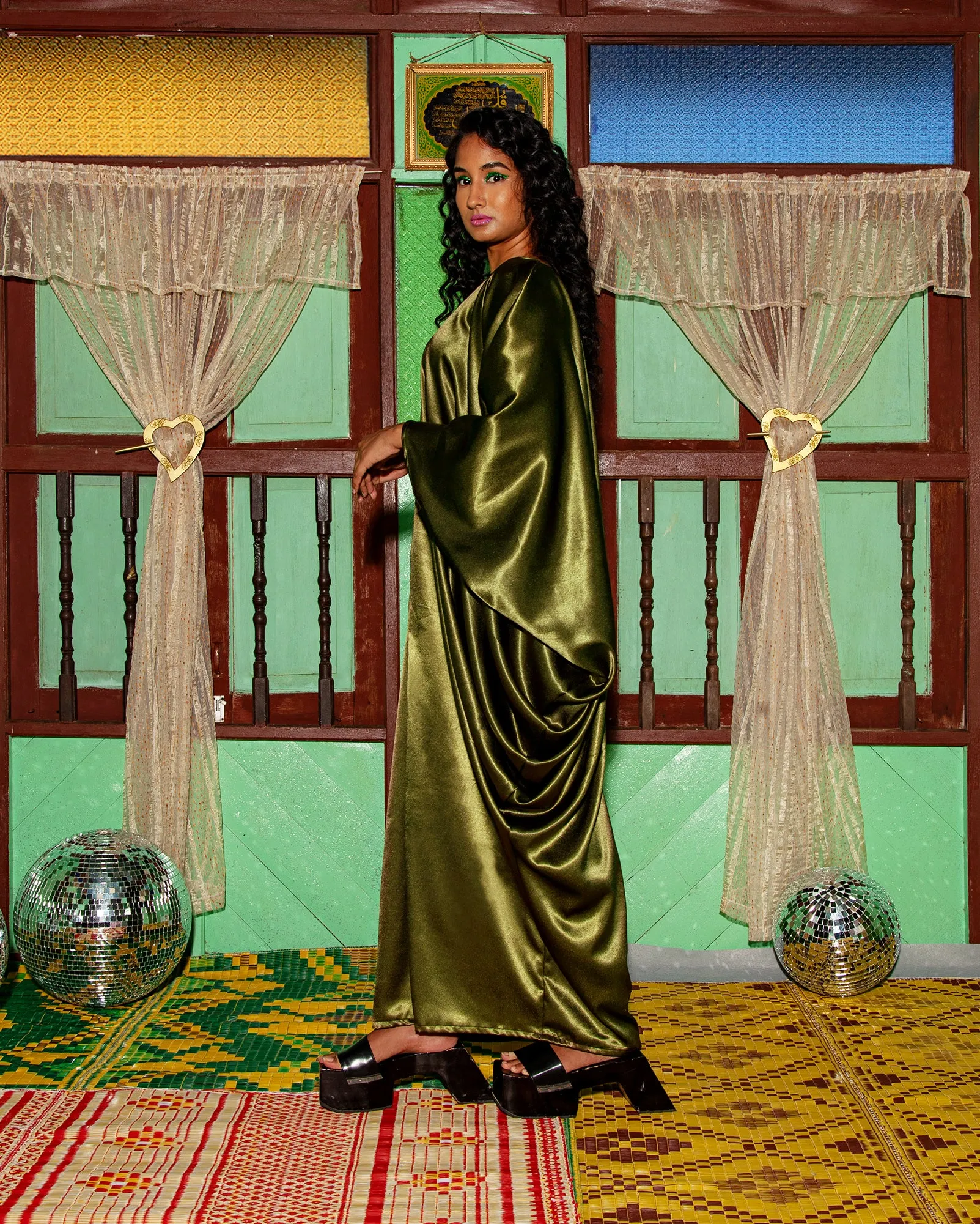 Abaya Kelawar (Olive)