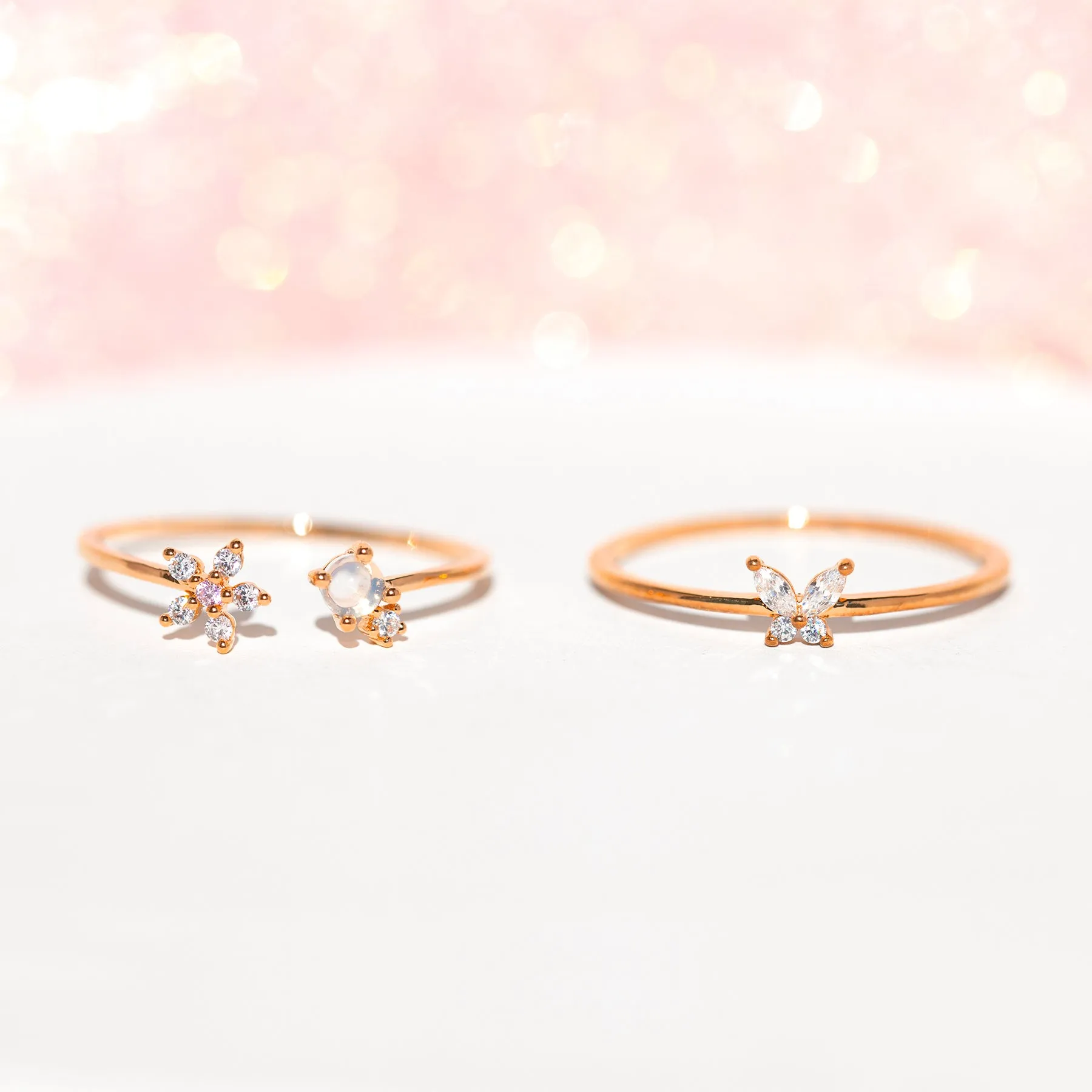 Bloom & Fly Ring Set