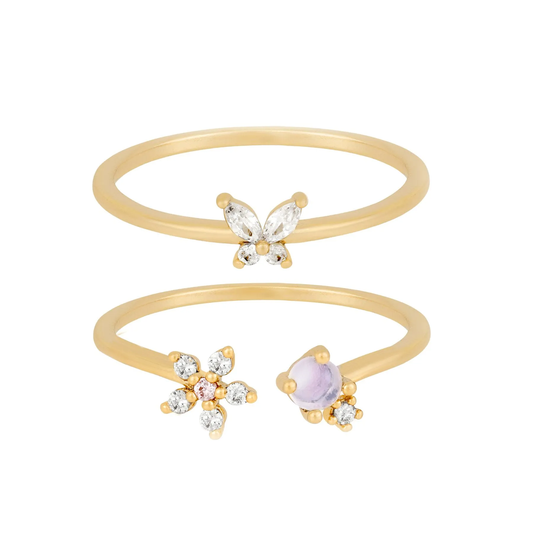 Bloom & Fly Ring Set