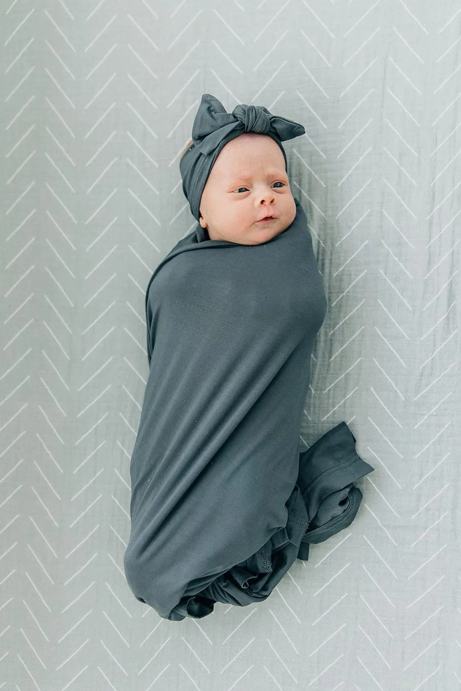 Charcoal Bamboo Swaddle