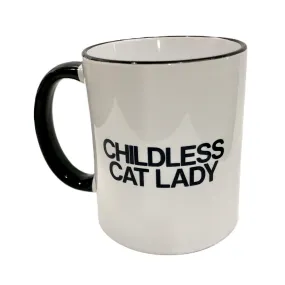 Childless Cat Lady Mug - Black Handle