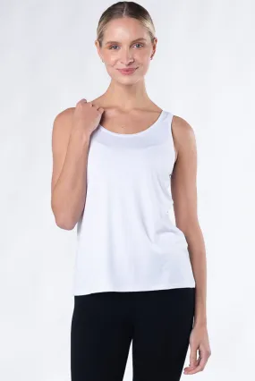 Cindy Bamboo Tank - White