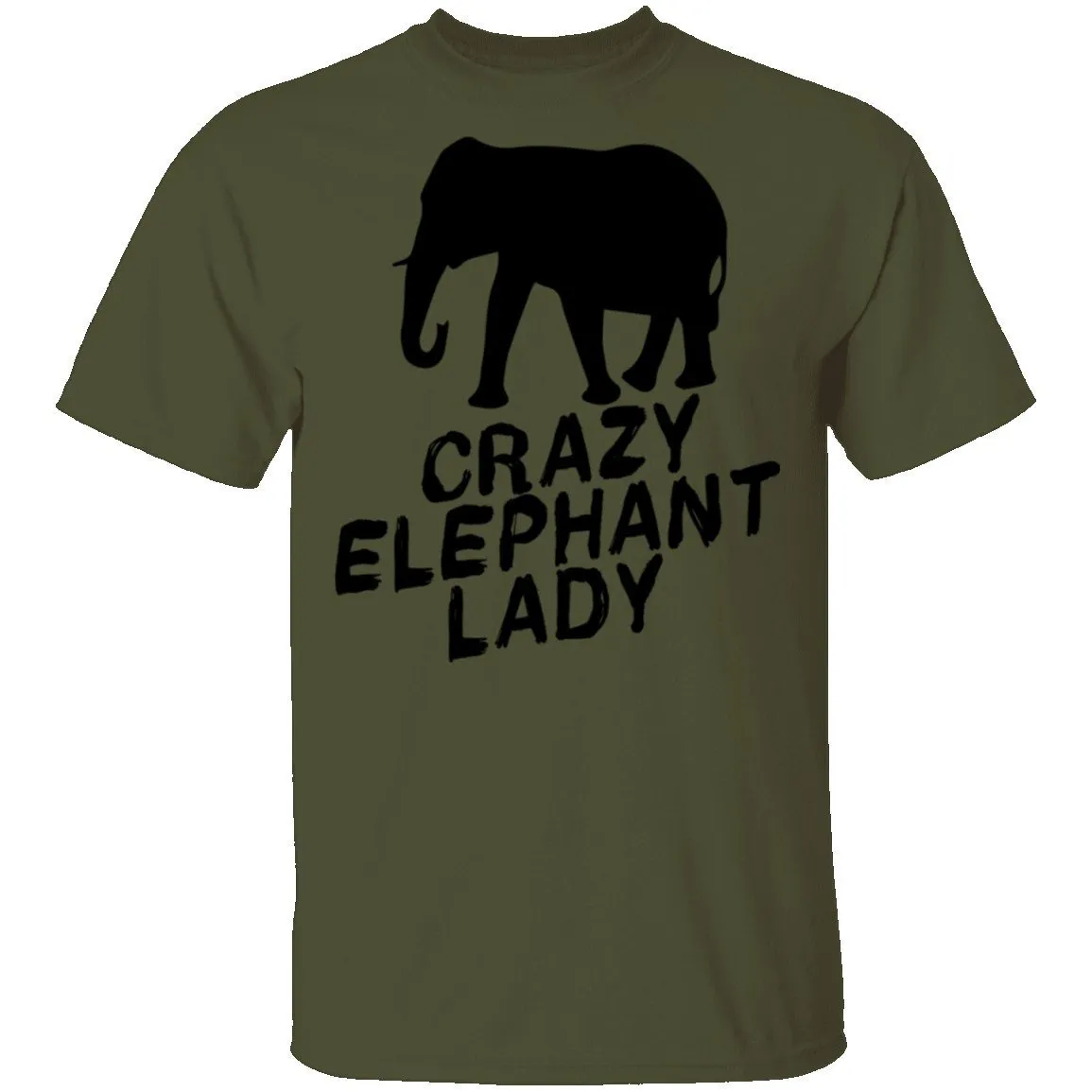 Crazy Elephant Lady T-Shirt