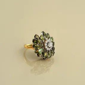 Dahlia Olive Ring