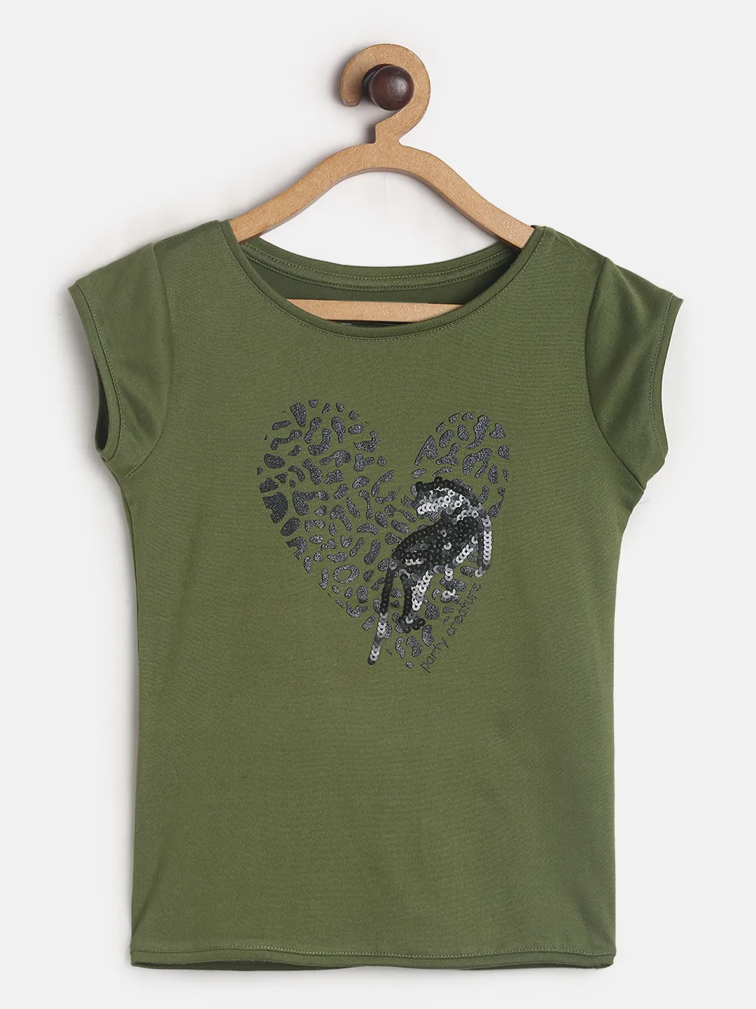 Girls Olive T-shirt