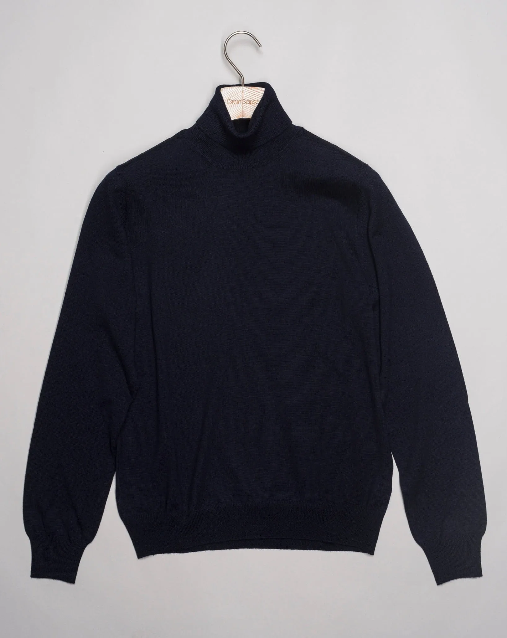 Gran Sasso Merino Roll Neck / Navy