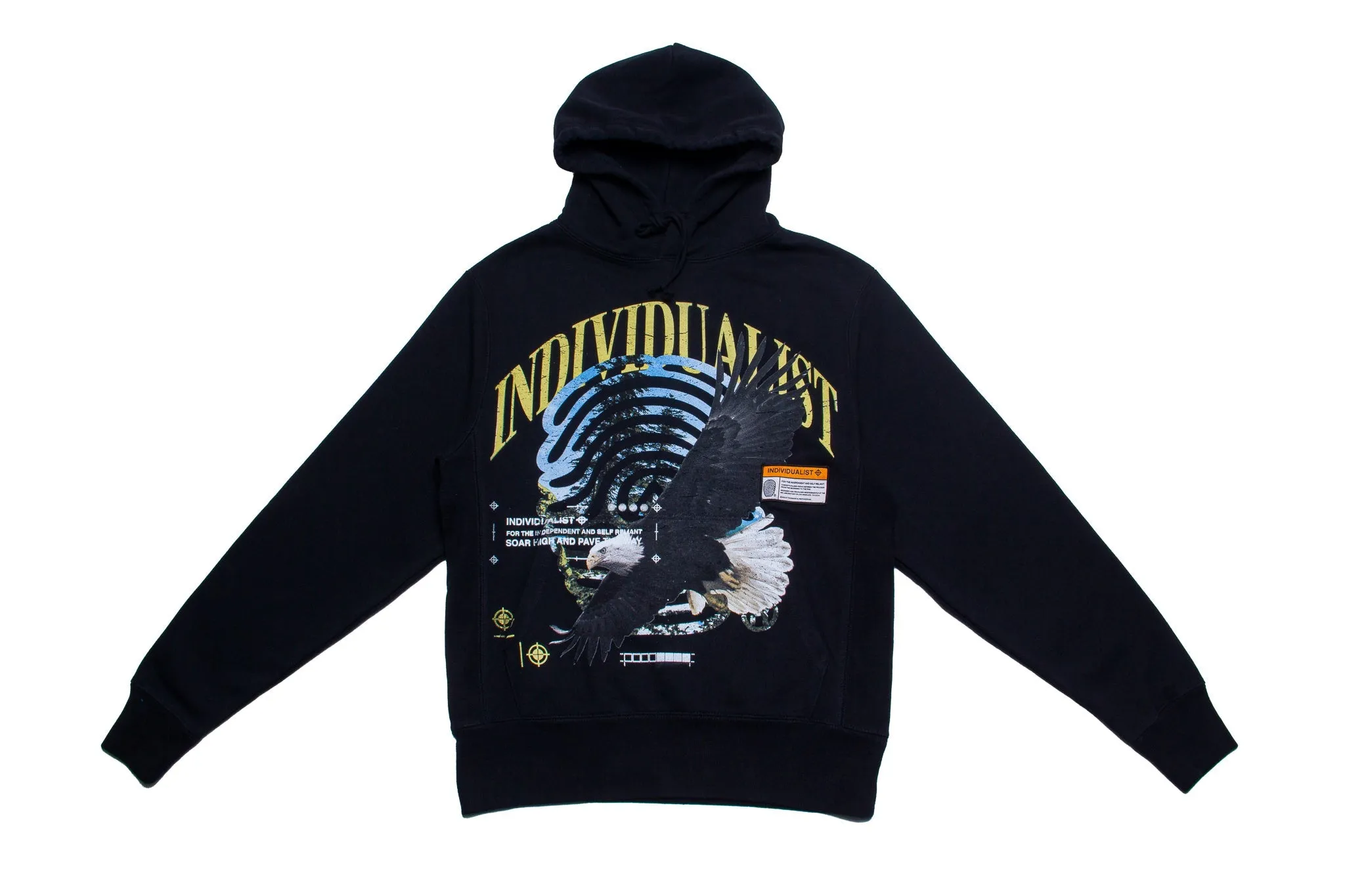 INDVLST Fly Alone Hoodie "Black"