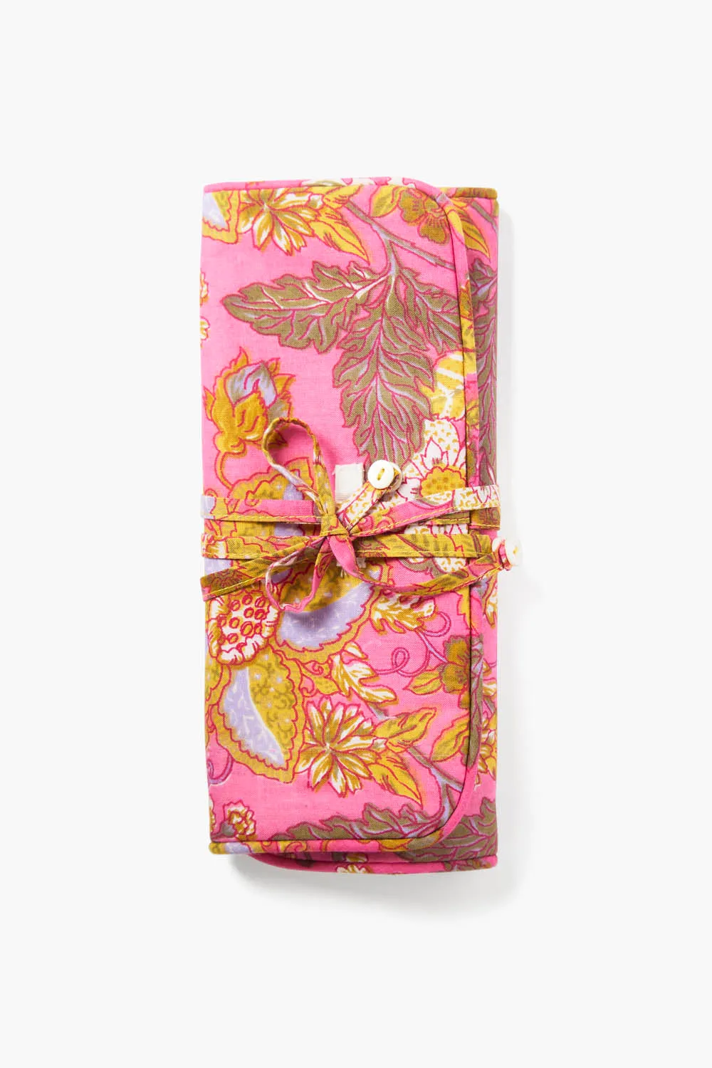 Jewelry Roll Up Case Chateau Rose