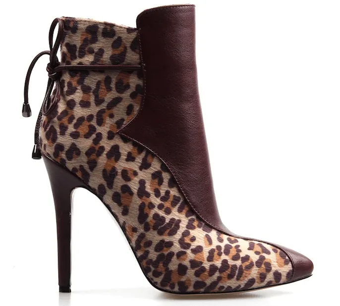 LADY LEOPOARD ANKLE BOOTIES