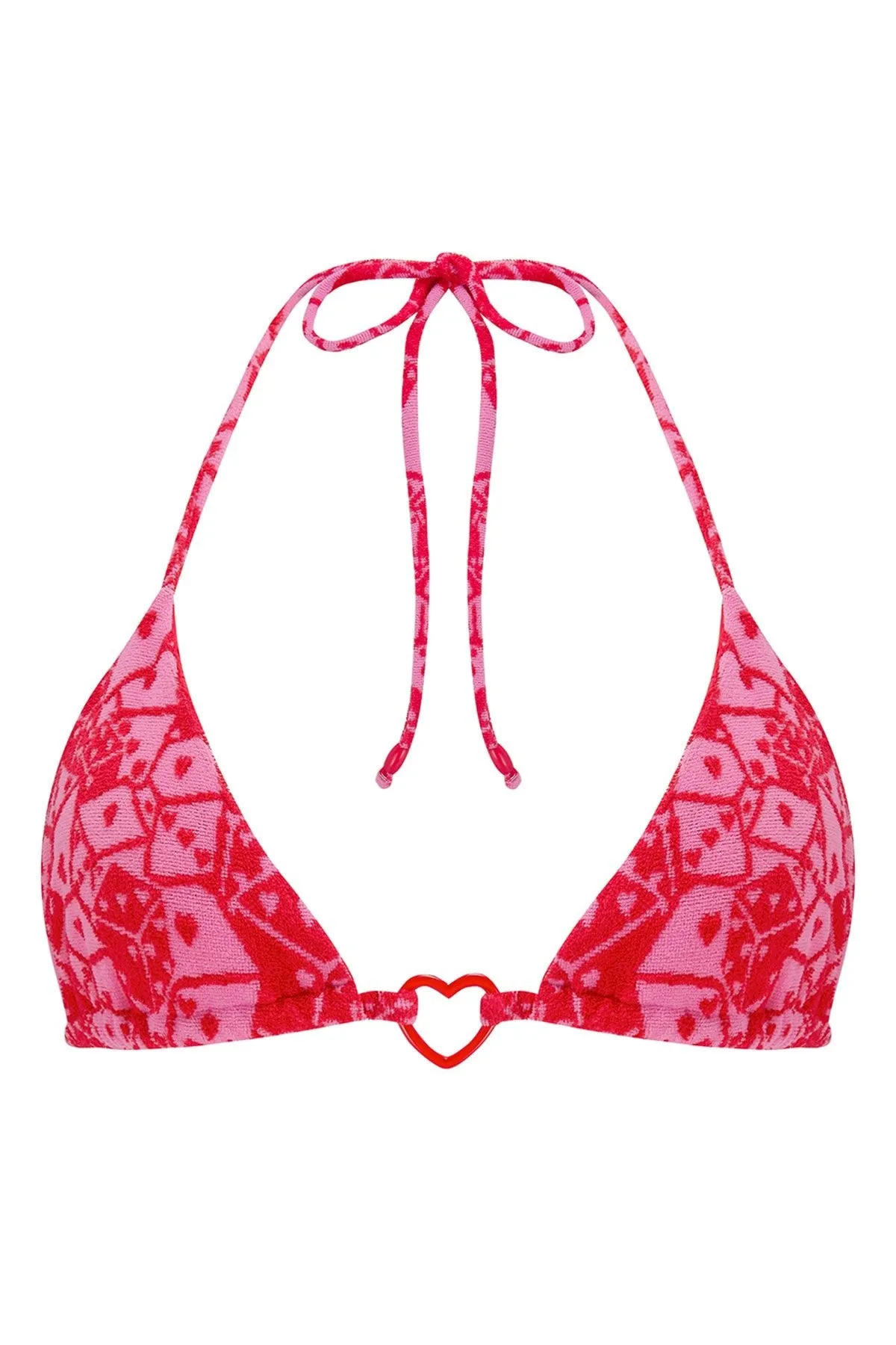 Lady Luck Towelling Bikini Top