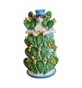 Les Ottomans Cactus Lady Candle Holder