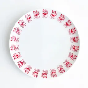 Lucky Cat Plate