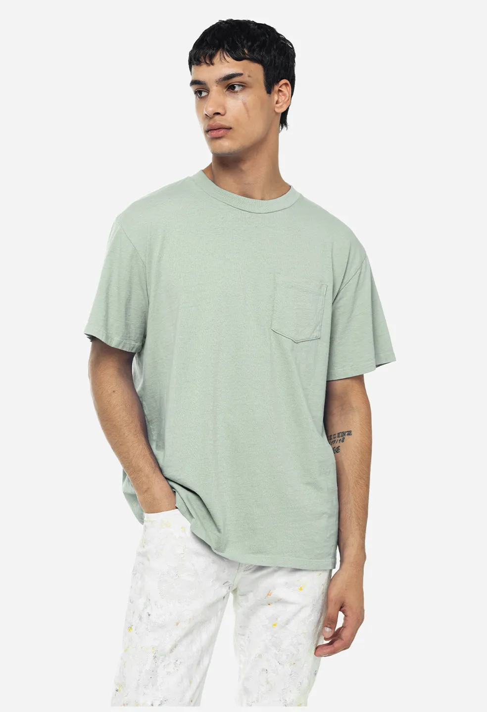 Lucky Pocket Tee / Mint