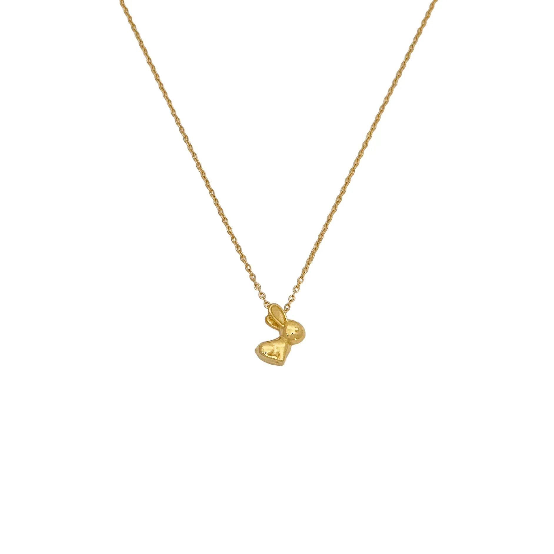 Lucky Rabbit Necklace Gold