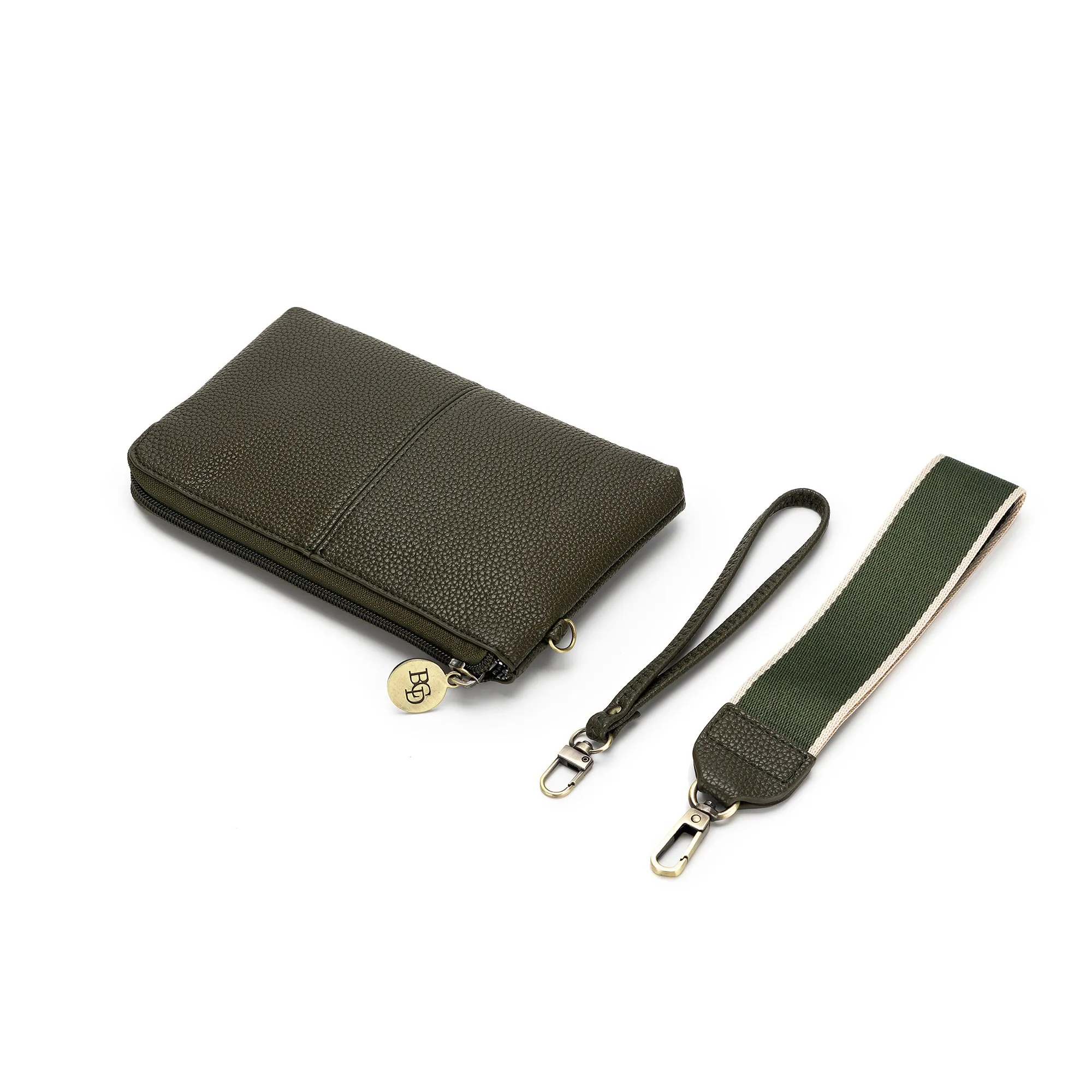 Lylah Dark Olive Pouch