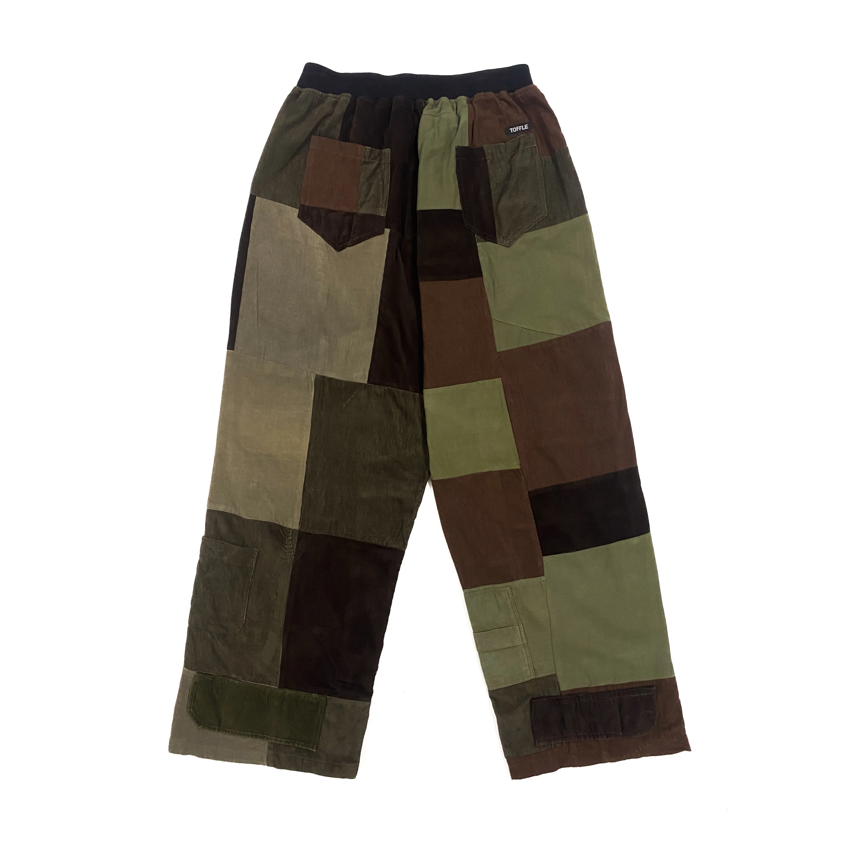 Olive Shirt Patchwork Pants