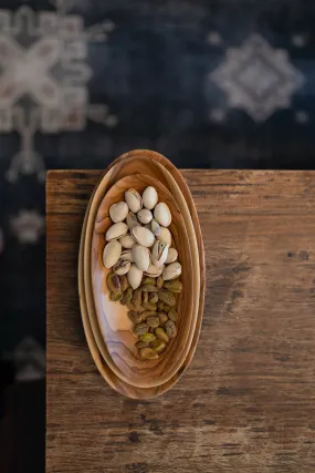 Olive Wood Oval Dishes