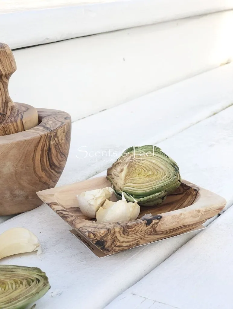 Olive Wood Square Dish