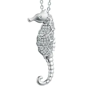 Pavé Lady Seahorse Pendant