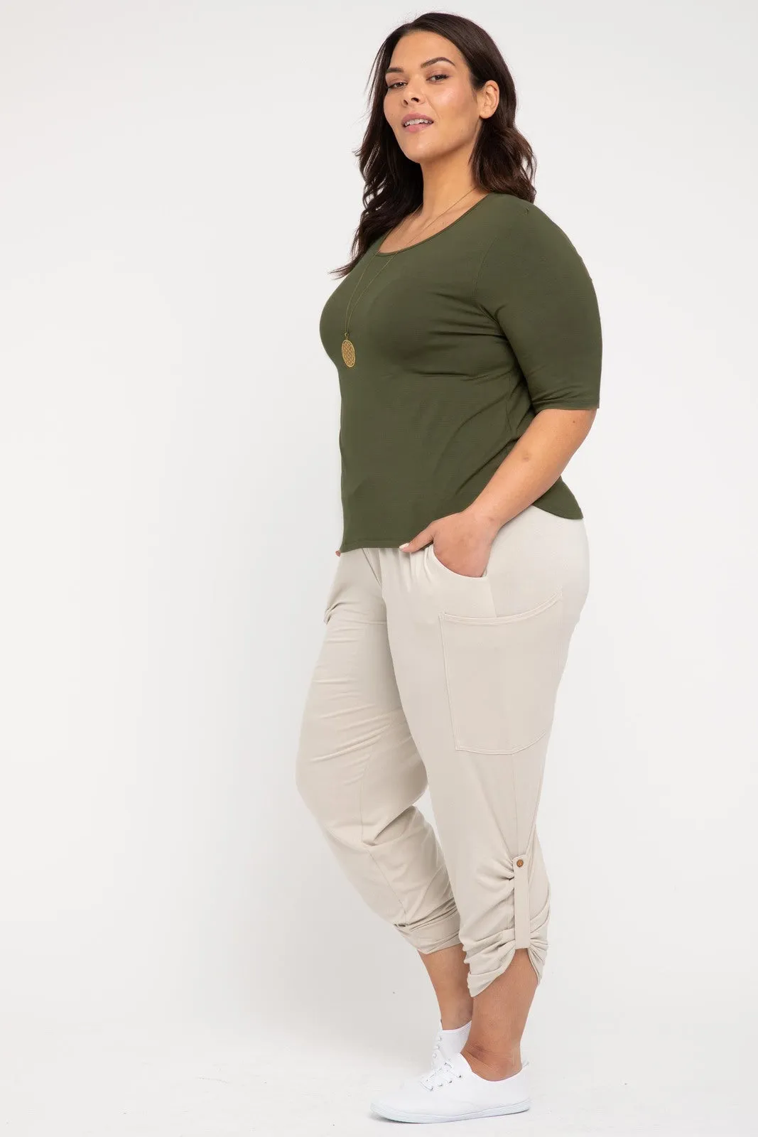 Sophie Top - Dark Olive