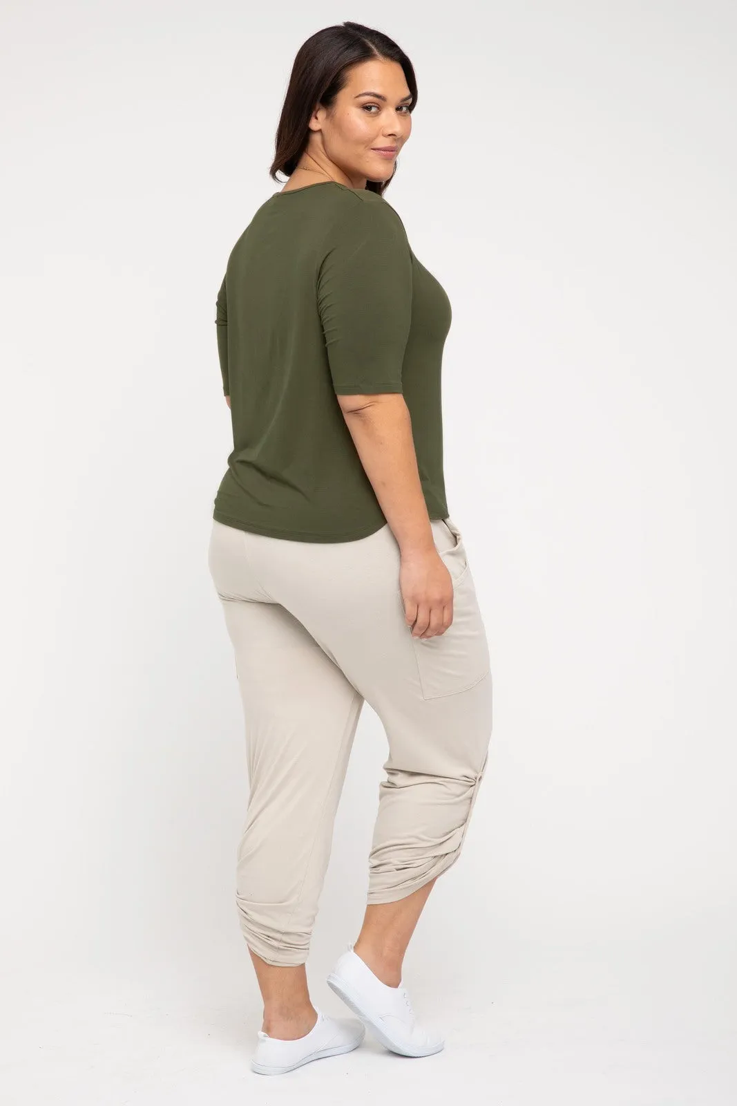 Sophie Top - Dark Olive