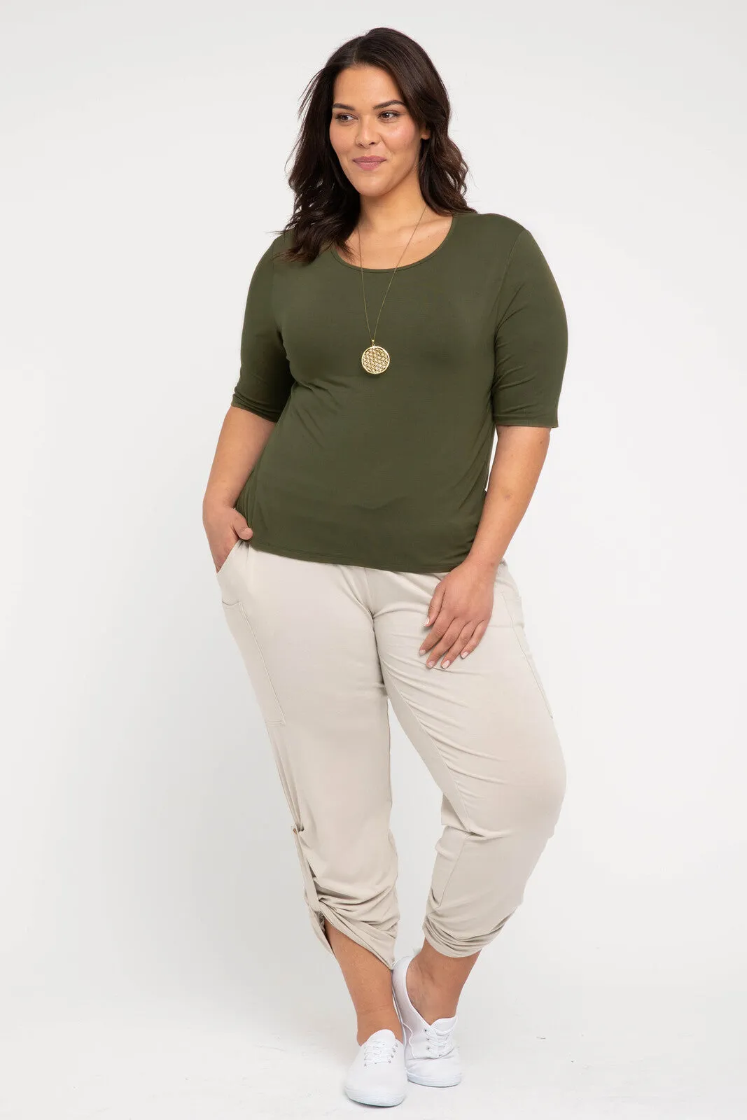 Sophie Top - Dark Olive