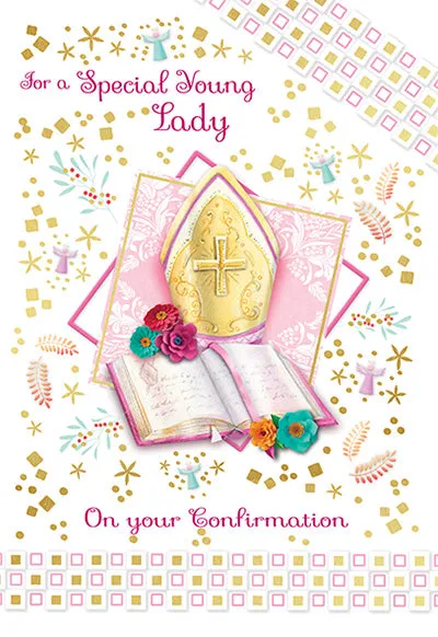 Special Young Lady Confirmation Card