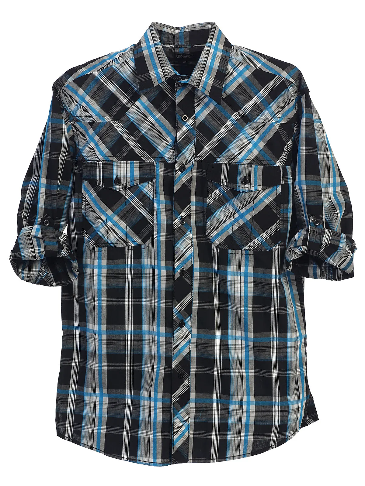 Toddler's Checkered Roll-Up Shirt