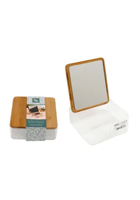 Vanity Box Bamboo Mirror