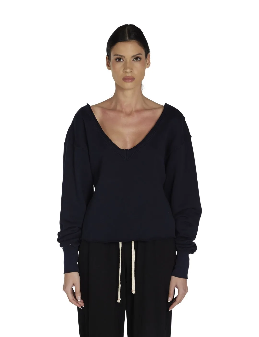 Veronica Double V Roll Neck